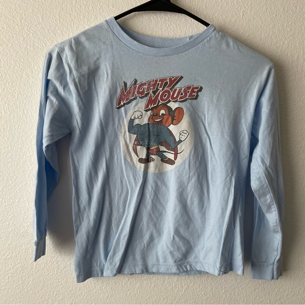 Radio Days Mighty Mouse Long Sleeve Kids